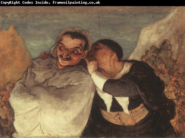 Honore Daumier Crispin and Scapin